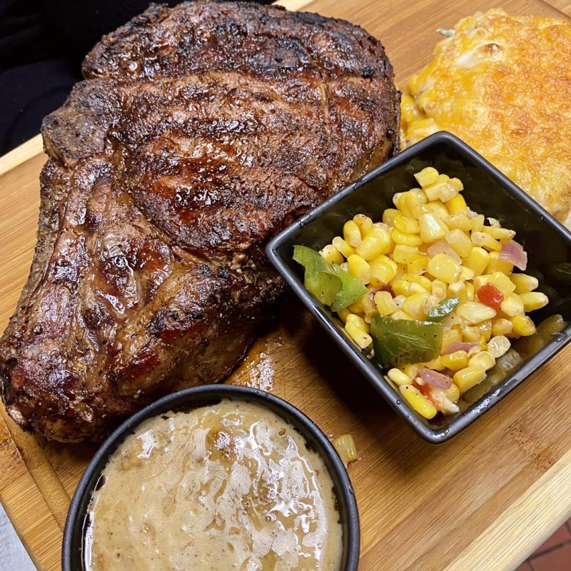 Steak dinner, Elody on phila